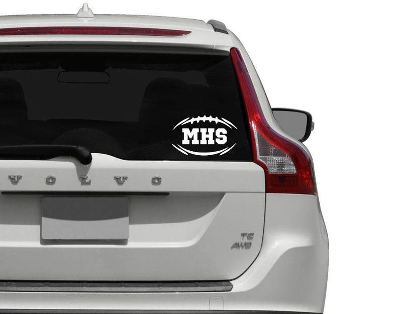 Custom Football Decal Sports Decal Personlized Decal Etsy