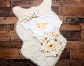 summer going home outfit baby girl