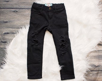 baby girl black skinny jeans