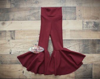 burgundy pants for toddlers
