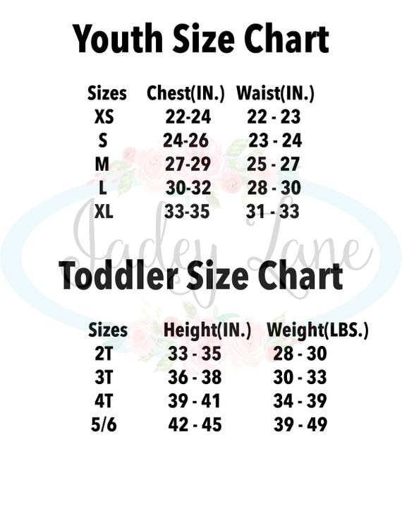 Toddler Girl Size Chart