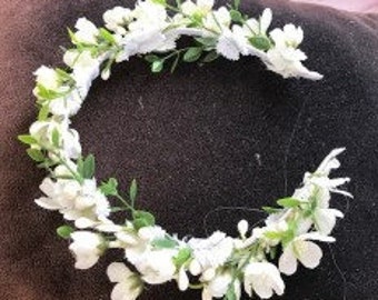 Flower Crown, Flower Headpiece, Hair Accessorie, Wedding Flower Crown, Bridesmaid Flower Crown