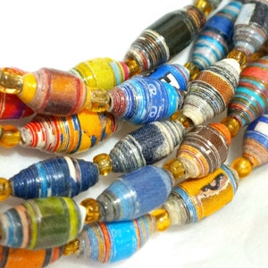 Recycled Paper Bead Eye Glass Holder - Project Have Hope