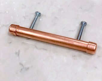 Copper Pinch Pulls & Knobs - Low Profile