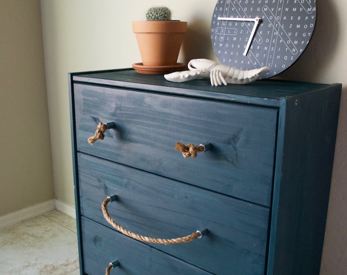 Inspiration: Steel Hexagonal Rope Pull and Knot Drawer Knob