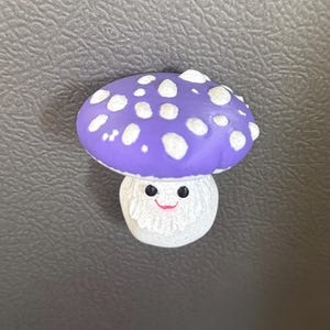 Mushroom Magnet Purple