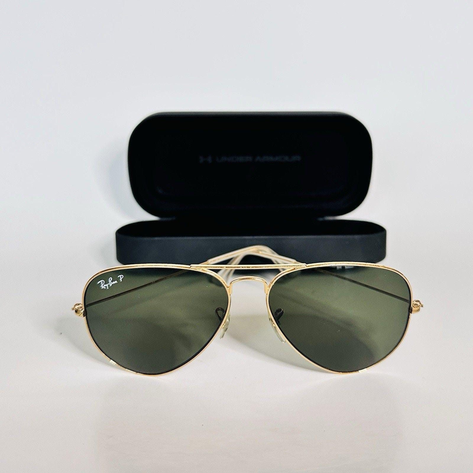 Ray Ban Aviator Sunglasses Gold - Etsy display picture 2