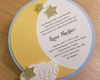 moon invitation etsy