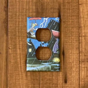 Pinocchio Jiminy Cricket Electrical Outlet Cover, Jiminy Cricket, Pinocchio Decor, Pinocchio Decor, Pinocchio Nursery, Baby Shower, PIN3