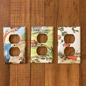 Fox and the Hound Electrical Outlet Covers