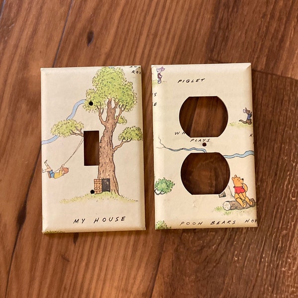 Hundred Acre Woods Winnie the Pooh Light Switch and Electrical Cover, WTP21