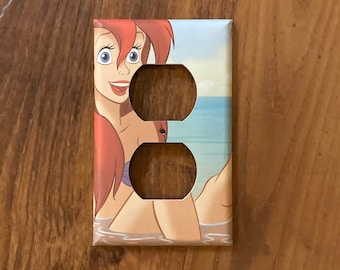 Little Mermaid Ariel Electrical Outlet Cover, LM19