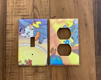Dumbo A Flying Elephant Light Switch and Electrical Outlet Cover, DUM7