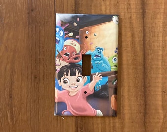 Boo Monster Inc Light Switch Cover, Monster Inc Sulley, Mon8