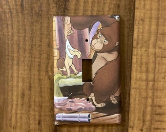Tarzan and Kala Light Switch Cover