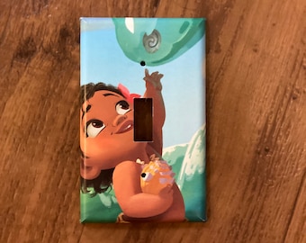 Moana Light Switch Cover, Moana Decoration, Decor, Moana Gift, Bedroom Decor, Baby Shower, Nursery, Ocean Decoration, MO3