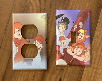 Peter Pan Lost Boys Light Switch and Electrical Outlet Cover,  Lost Boys, Peter Pan Nursery, PP5