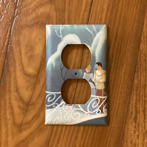 Cinderella and Prince Electrical Outlet Cover, Cinderella Nursery, Cinderella Decoration, Cinderella Decor, Cinderella Prince, CIND2