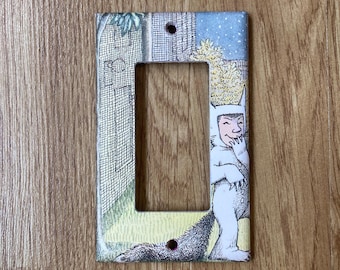 Cubierta para interruptor de luz basculante Donde viven los monstruos, Max