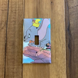 Dumbo and Timothy Q. Mouse Light Switch Cover,  DUM10