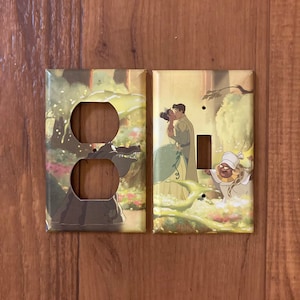 The Princess and the Frog Light Switch and Electrical Outlet Covers Tiana, Naveen, Louis, and Mama Odie, FP2