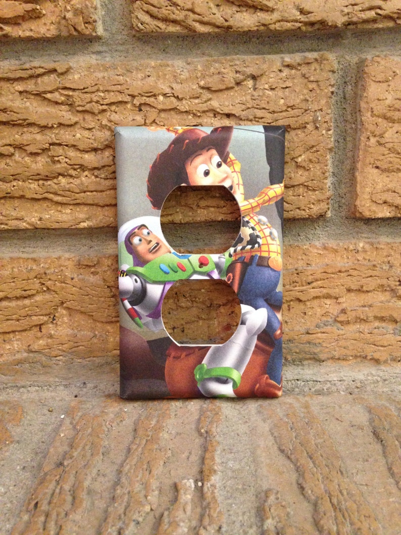 Woody and Buzz Toy Story Light Switch and Electrial Cover Toy Etsy