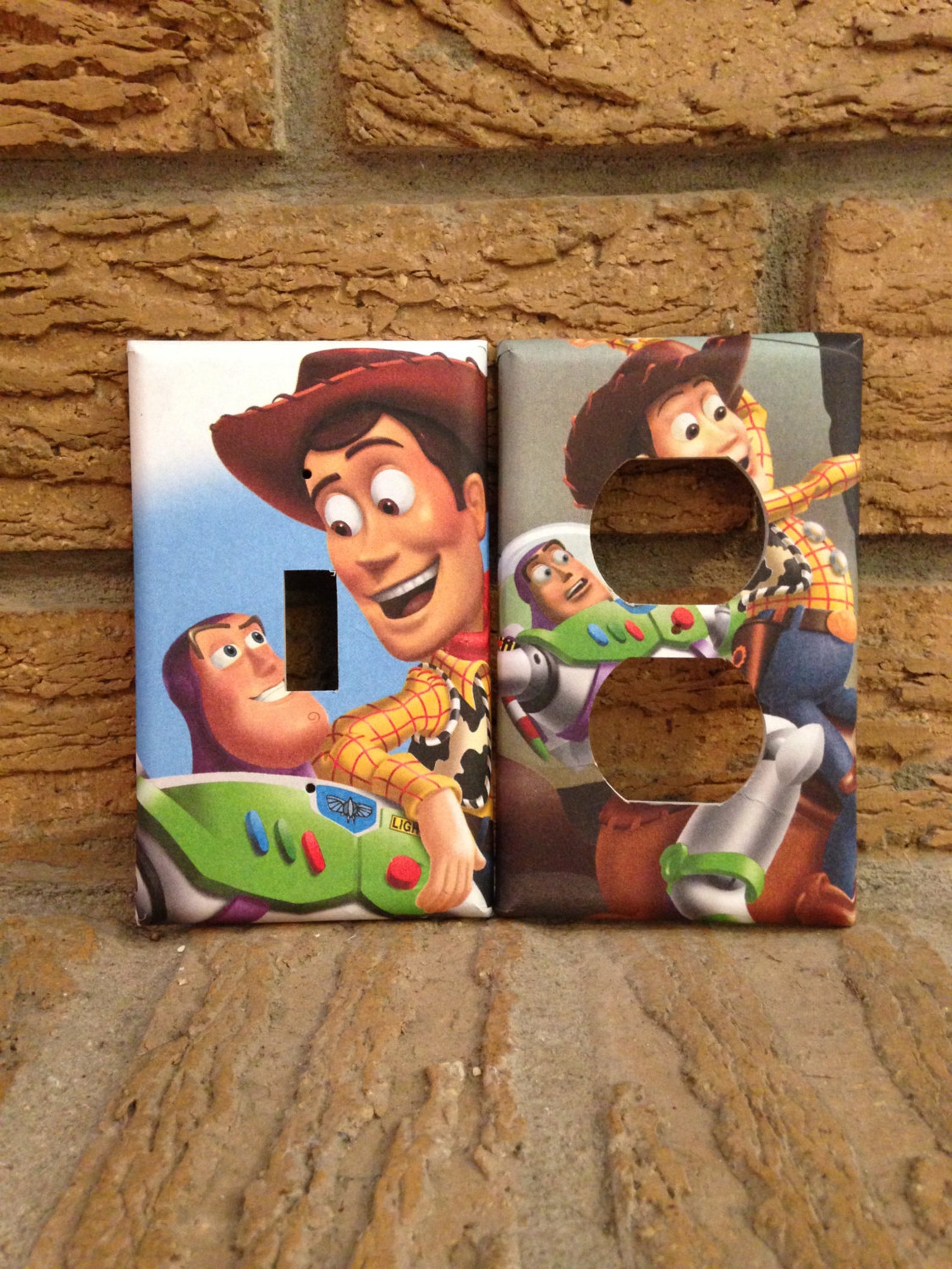 Woody and Buzz Toy Story Light Switch and Electrial Cover Toy Etsy