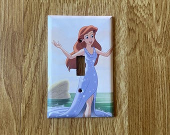 Little Mermaid Ariel Light Switch Cover