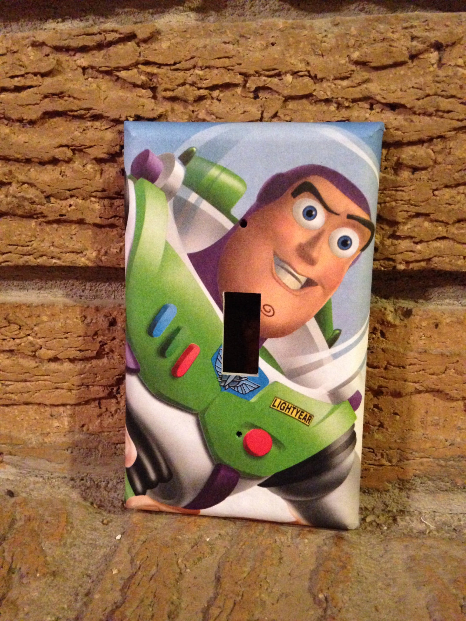 Buzz Lightyear Toy Story Light Switch Cover Toy Story Decor Etsy
