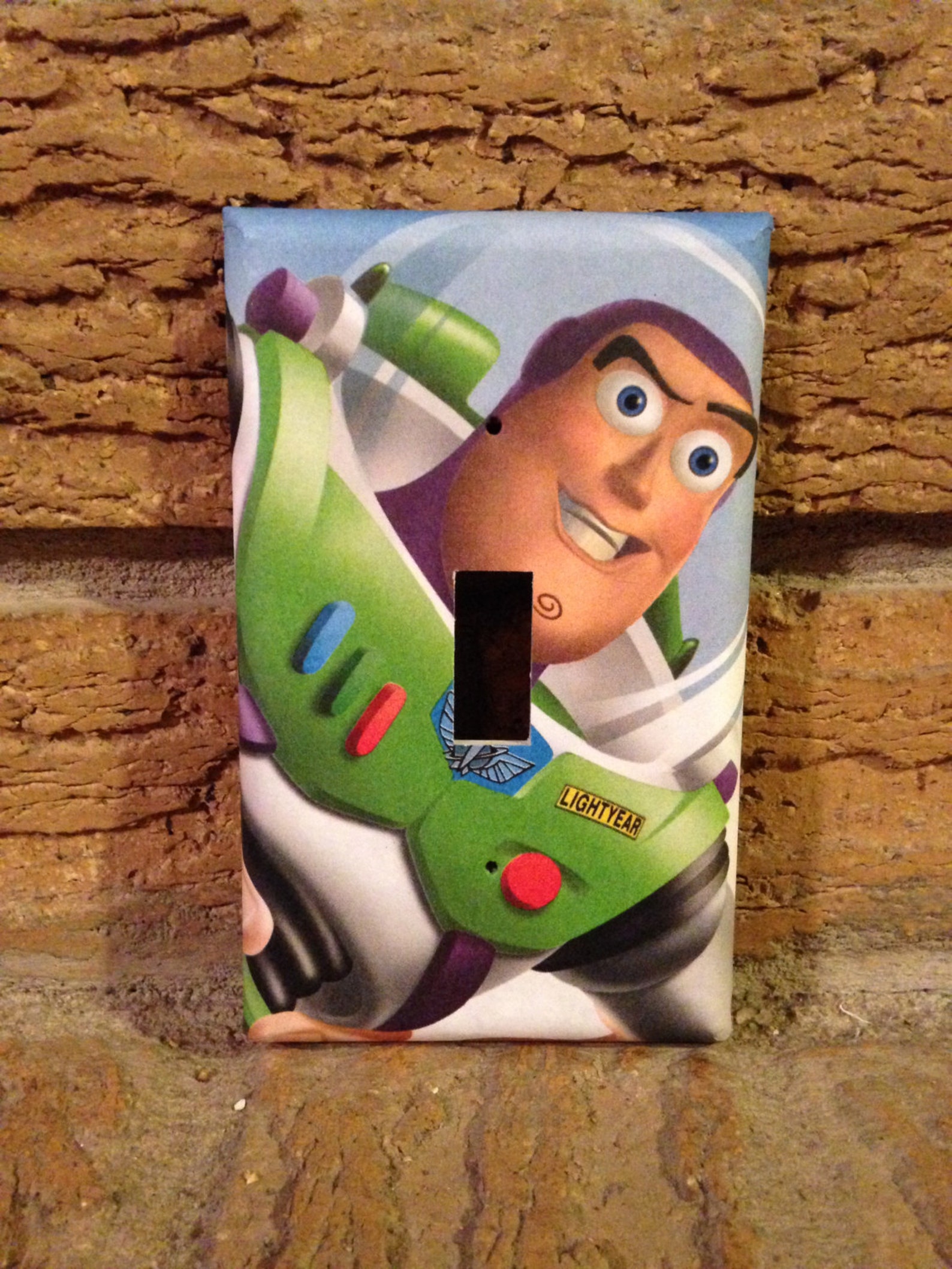 Buzz Lightyear Toy Story Light Switch Cover Toy Story Decor Etsy