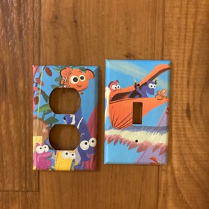 Finding Nemo Light Switch and Electrical Socket Cover, Marlin Dory Nemo ...