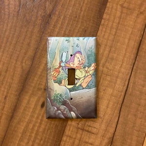 Dopey Snow White and the Seven Dwarfs Light Switch Cover, SW4 image 2