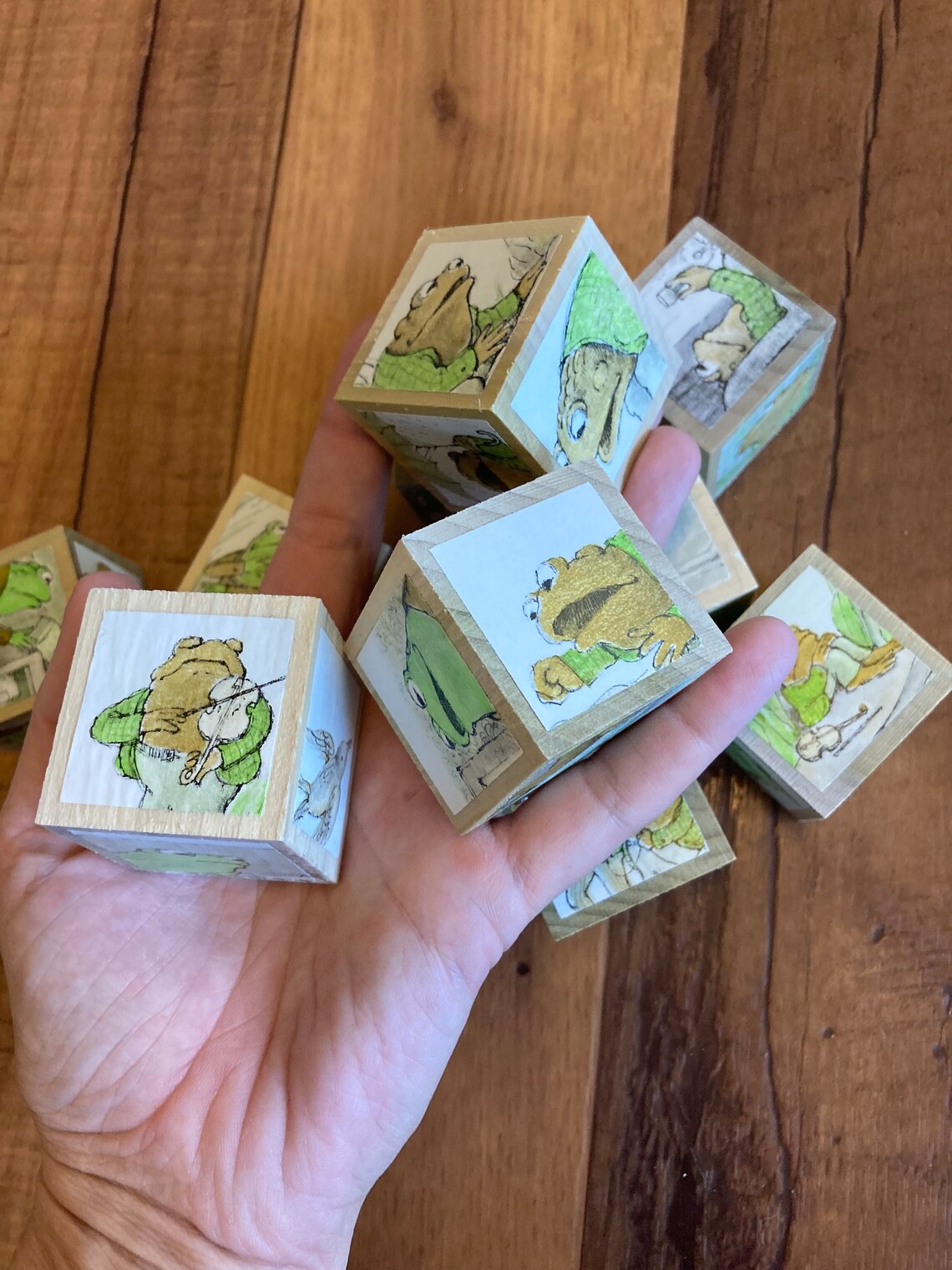 Frog and Toad Decorative Nursery Blocks - Etsy