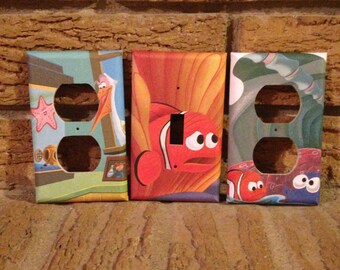 Finding Nemo Light Switch and Electrical Socket Cover Marlin | Etsy