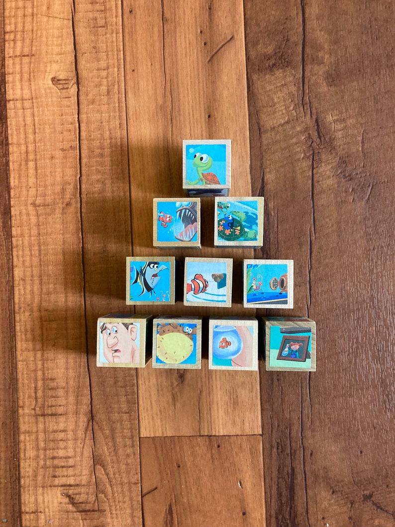 Finding Nemo Wooden Nursery Blocks - Etsy