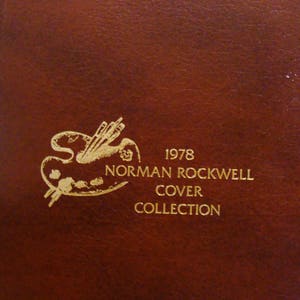 1978 Norman Rockwell Cover Collection, Collector's Edition Album Book of Stamps