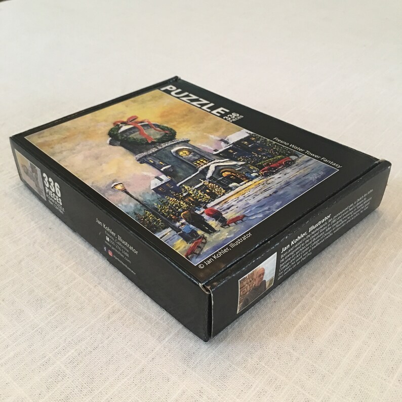 Fresno Water Tower Fantasy Puzzle 336 Pieces 12x18 Inches Jan Etsy