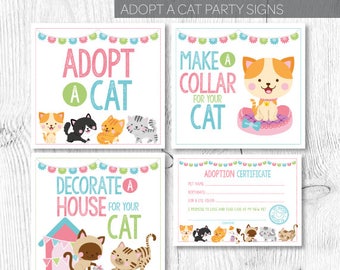 Cat Birthday Party - Etsy