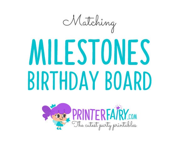 Matching Birthday Board - Milestone Board Il_570xn