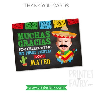 Fiesta First Birthday, Cinco De Mayo PRINTABLE Decorations, Banner ...