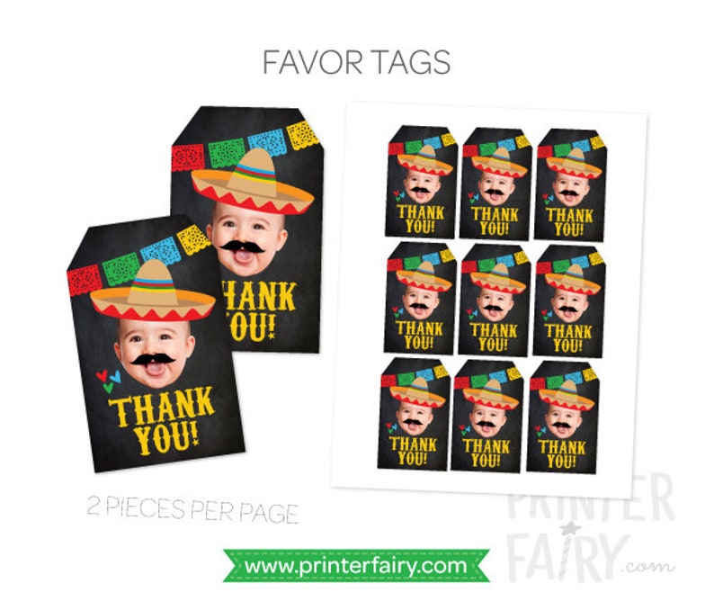 Fiesta First Birthday Cinco De Mayo PRINTABLE Decorations - Etsy