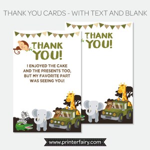 Safari Party Pack, Safari Printable Decorations, Jungle Birthday Decor ...