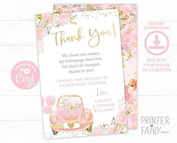 thank you message for coming to baby shower
