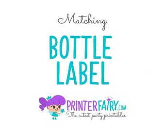 Matching Bottle Label
