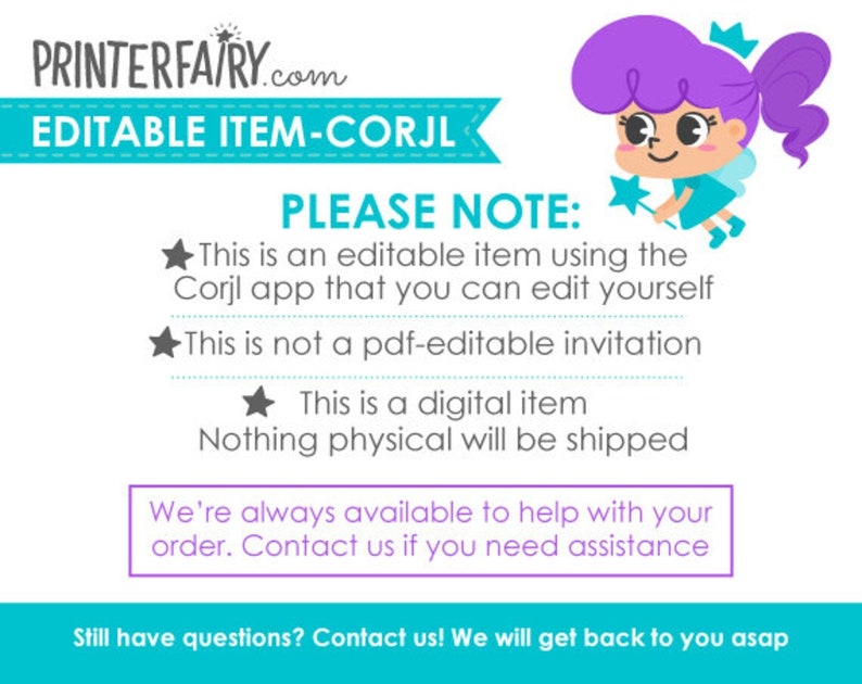 Mermaid Baby Shower Water Bottle Label, Editable Template (Digital Item) image 5