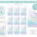 Mermaid Favor Tags, EDITABLE, Under the Sea Birthday Party, Mermaid ...