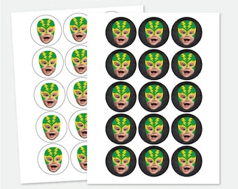 Luchador Personalized Toppers with Photo, Fiesta 1st Birthday, Baby Muchacho Birthday Party, Custom Toppers, DIGITAL Personalized item