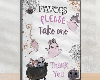 Halloween Baby Brewing Sign, EDITABLE, Baby Shower, Spooky Baby, Halloween Baby Sprinkle Sign, Welcome Sign Ghost Party Printable Decoration