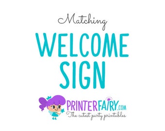 Matching Welcome Sign