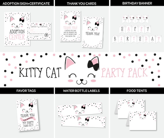 Adopt A Cat Birthday Party